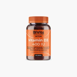 BIVITS Vitamin D3 400IU tablete a 60