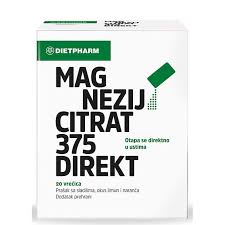 DIETPHARM MAGNEZIJ CITRAT DIREKT 375 a 20 DIET