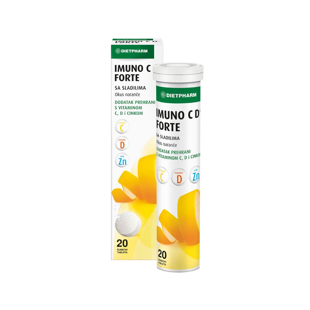 DIETPHARM Imuno C D Forte šumeće tablete a 20
