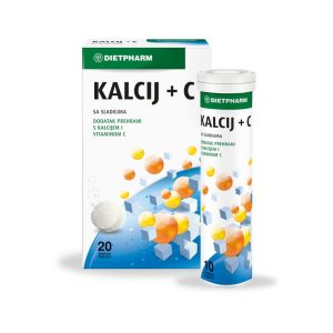 DIETPHARM Kalcij + C šumeće tablete a 20