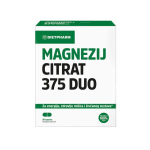 DIETPHARM Magnezij Citrat 375 DUO kapsula a 50