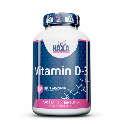 HAYA Labs VITAMIIN D 5000IU kapsule a 100