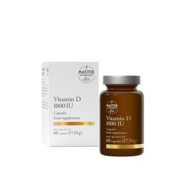 Master of Pharmacy VITAMIN D 1000 IU kapsule a 60