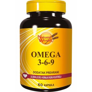 NATURAL WEALTH Omega 3-6-9 kapsule a 60