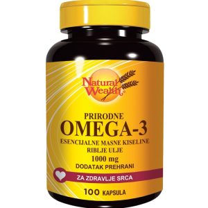 NATURAL WEALTH Prirodne Omega-3 esencijalne masne kiseline kapsule a 100