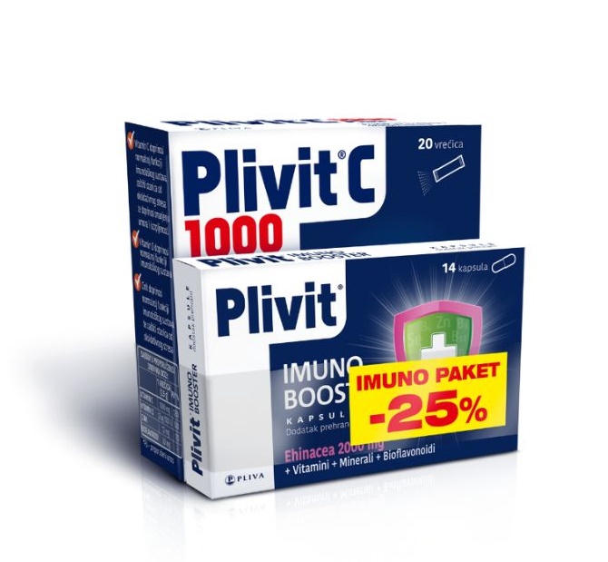 PLIVIT C1000 Plus + PLIVIT Imuno Booster (PROMO -25%)