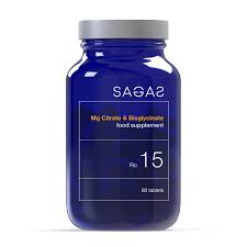 SAGAS RC 15 Mg Citrate and Bisglycinate tbl. a60