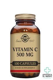 Solgar Vitamin C 100x500 mg kapsule