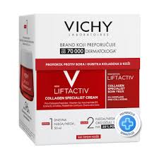 VICHY Liftactiv Collagen Specialist krema 50 ml + eye krema za područje oko očiju 15 ml SET
