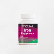VOONKA ŽELJEZO BISGLICINAT tbl 90x17mg