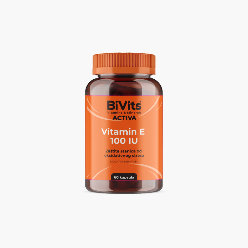 BIVITS Vitamin E 100IU kapsule a 60