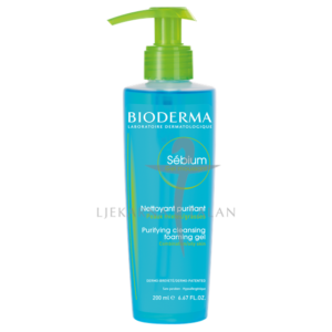 BIODERMA SEBIUM PJENUŠAVI GEL 200ml BIO