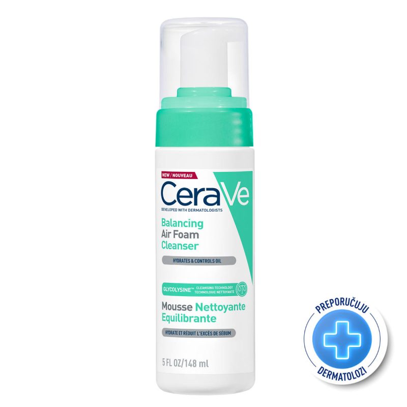CeraVe Balancing Air Foam čistač 148 ml