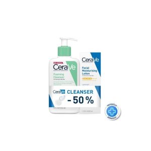 CeraVe Hidratantna krema za lice SPF 50 52 ml + pjenušavi gel 236 ml SET