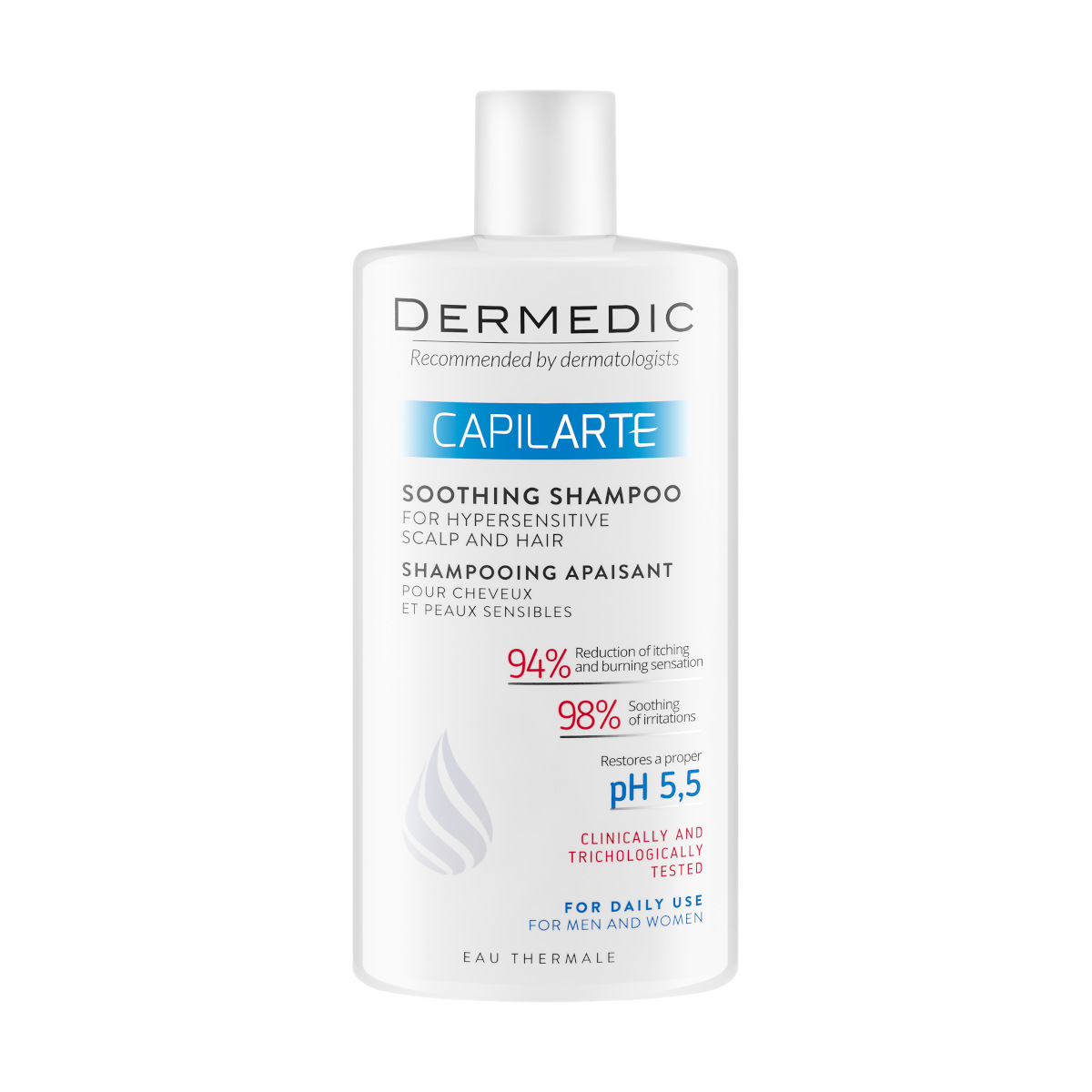 DERMEDIC CAPILARTE šampon za osjetljivo i iritirano vlasište 300ml DM