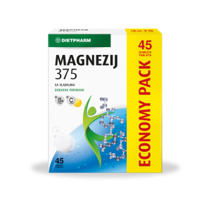 DIETPHARM Magnezij 375mg šumeće tablete a 45