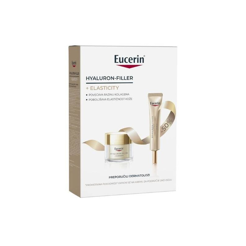 EUC. ELASTICITY FILLER PROMO PAK krema+okoloočna krema BEI
