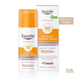 EUC. SUN PIGMENTCONTROL TAMNA krema za lice SPF50+ 50ml BEI