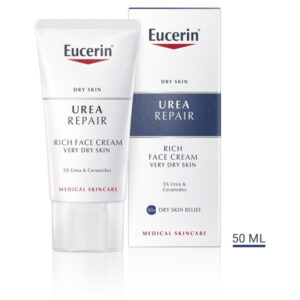 EUC. UREA REPAIR RICH krema za lice dnevna 5% uree 50ml BEI