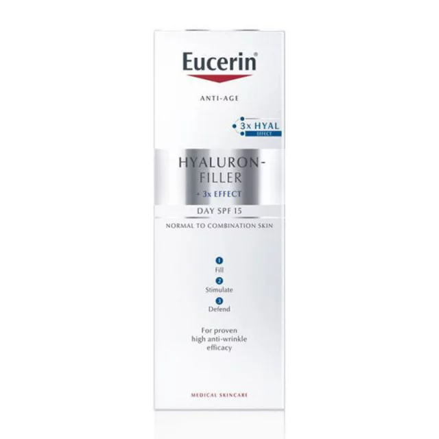 Eucerin Hyaluron-Filler krema za mješovitu kožu SPF15, 50 ml