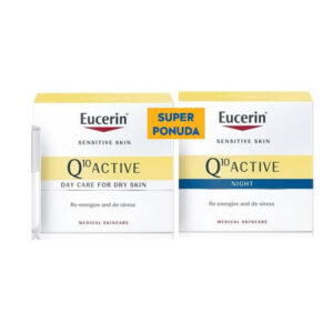 Eucerin Q10 Active dnevna krema 50 ml + noćna krema 50 ml PROMO