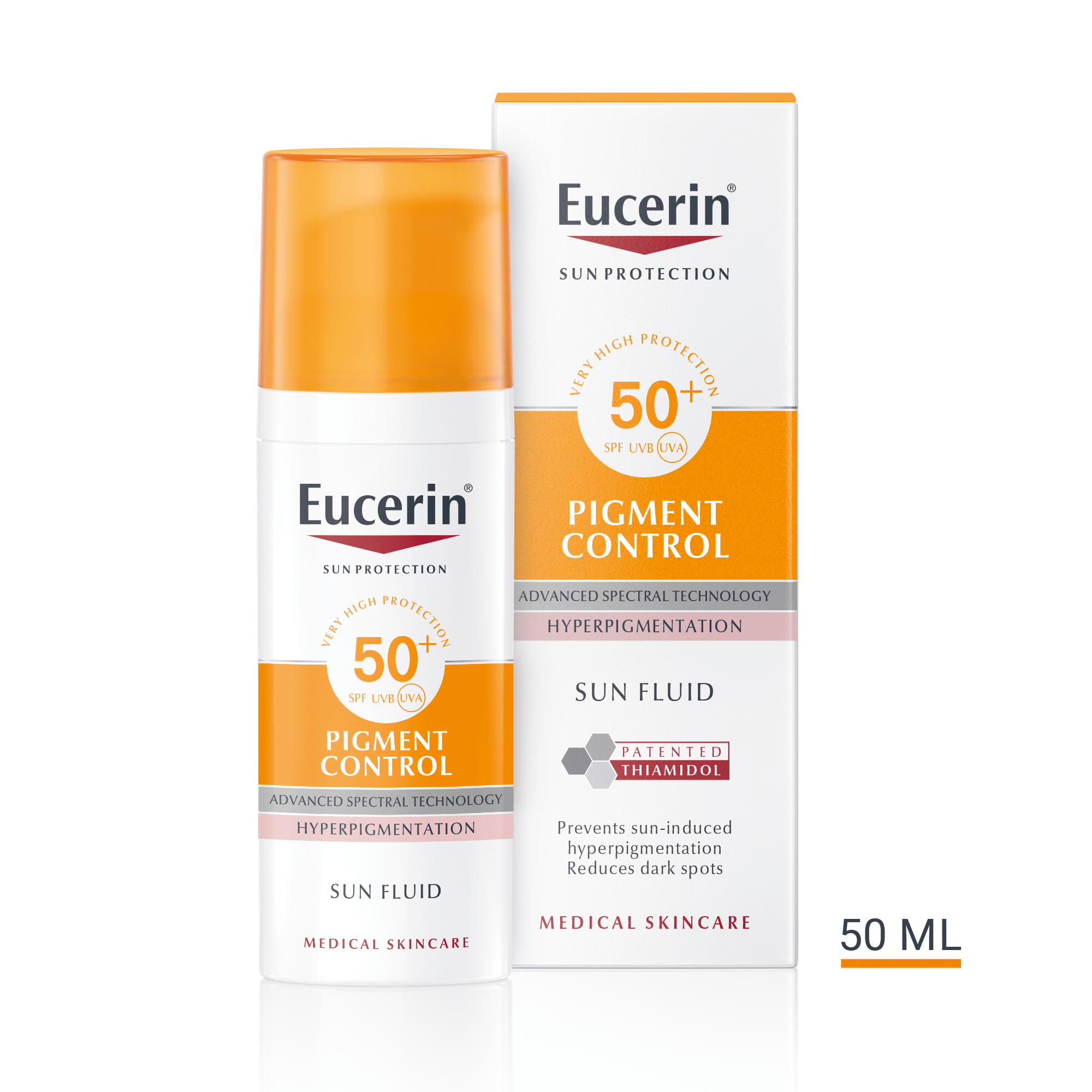 Eucerin SUN Pigment Control fluid za zaštitu kože lica od sunca SPF 50+ 50 ml