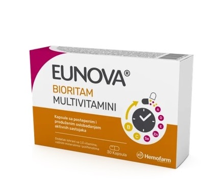 Eunova BIORITAM MULTIVITAMINI kapsule a 30