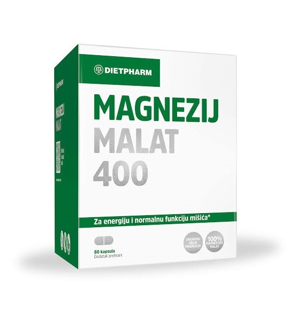 DIETPHARM Magnezij Malat 400mg kapsule a 80