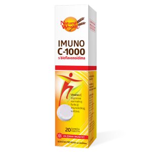 NATURAL WEALTH Imuno C-1000 s bioflavonoidima šumeće tablete a 20