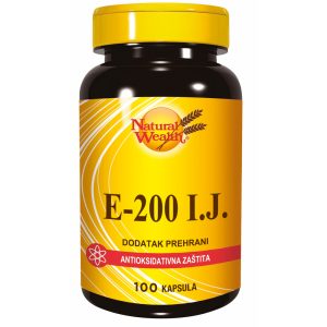 NATURAL WEALTH Vitamin E 200 IU kapsule a 100