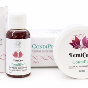 FemiCare CondiPro intimate solution 50 ml + CondiPro vaginal suppositories 10 pcs SET