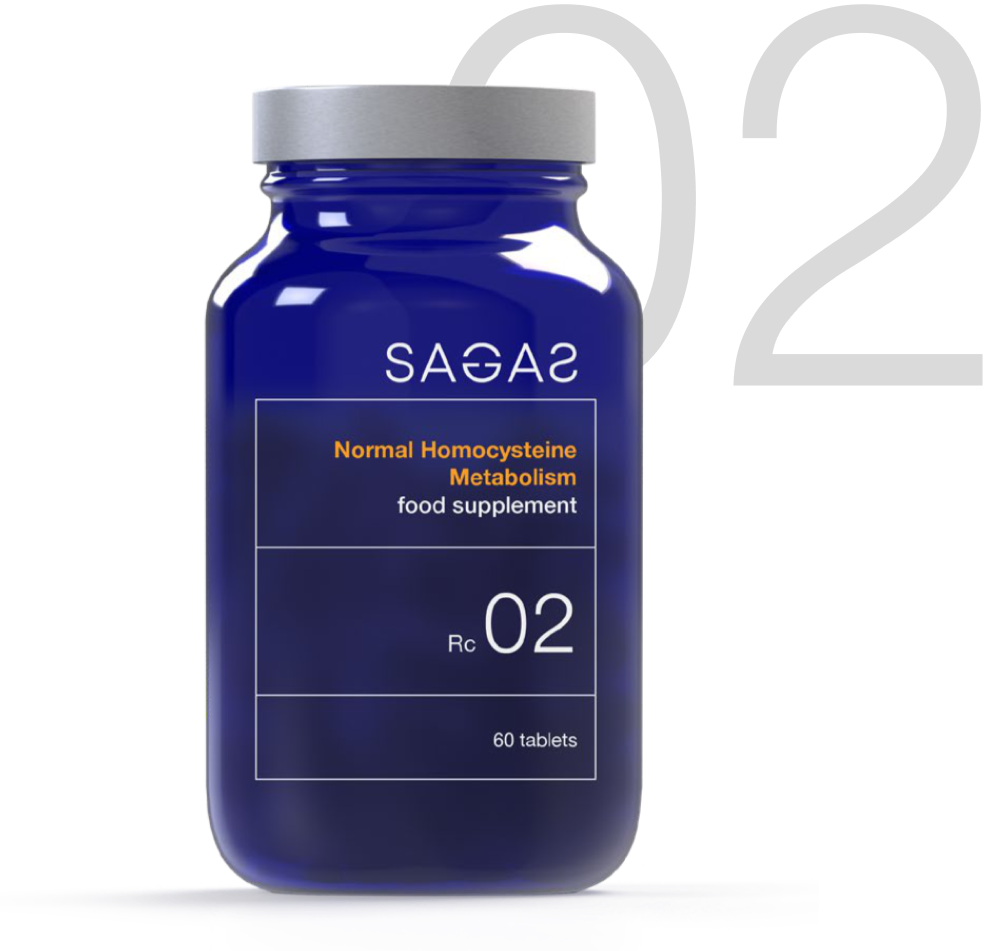 SAGAS Rc 02 Normal Homocysteine Metabolism tablete a 60