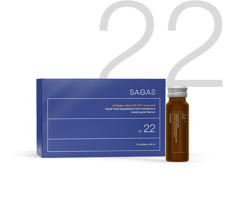 SAGAS Rc 22 Collagen Maxi 20000 50ml bočice a 10