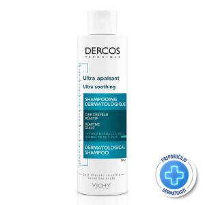 VICHY Dercos Sensitive šampon za normalnu i masnu kosu 200 ml