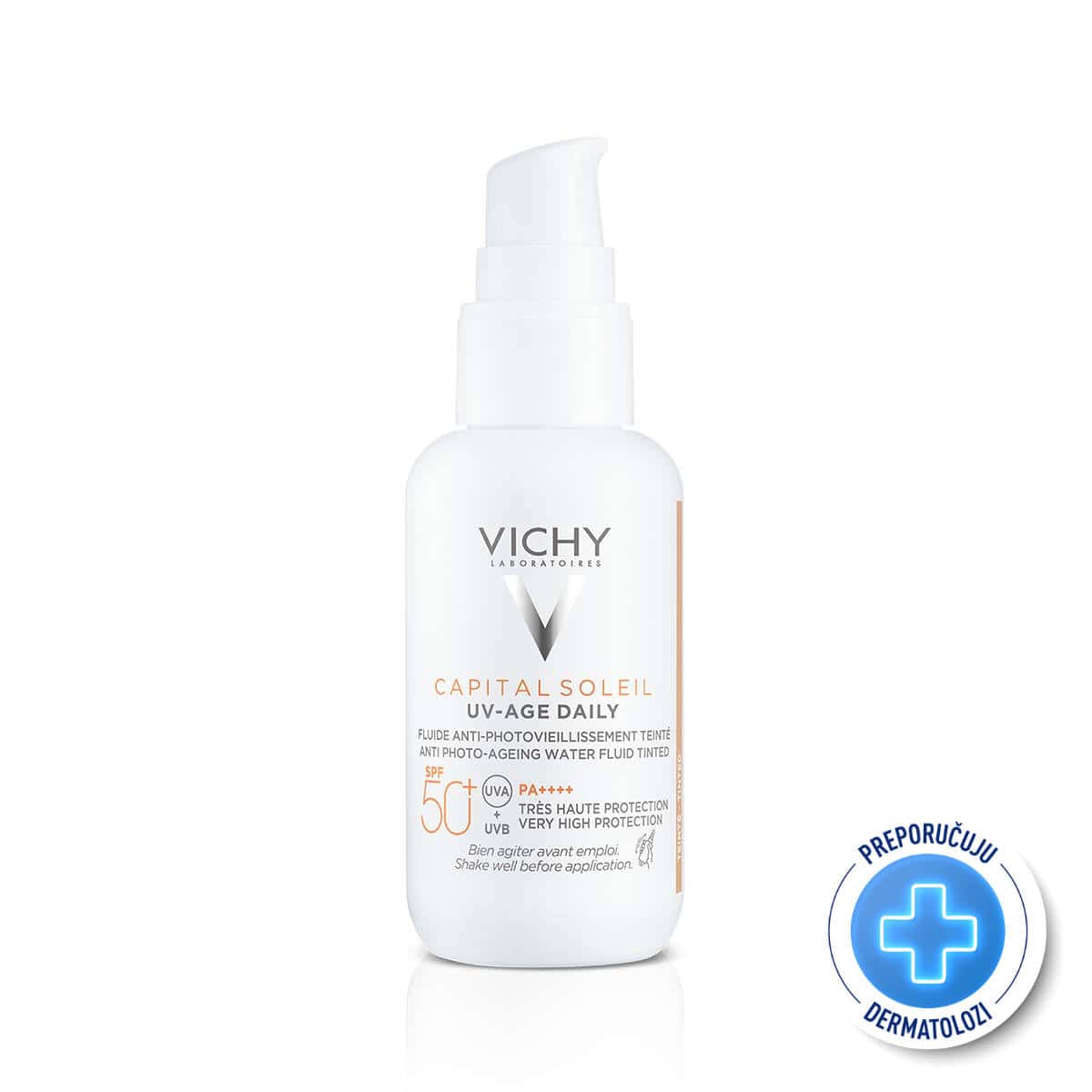 VICHY Capital Soleil UV tonirani fluid SPF 50+ 40 ml