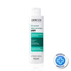 VICHY Dercos Oil Correct šampon za regulaciju sebuma 200 ml