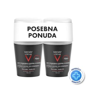 VICHY Deo Men Roll on 72h 2x50 ml PROMO