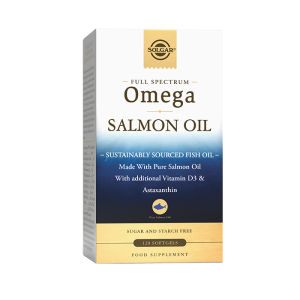 SOLGAR Omega Full Spectrum Salmon oil kapsule a 120