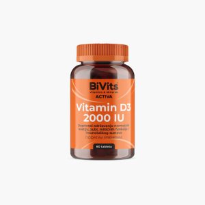 BIVITS Vitamin D3 2000IU tablete a 60