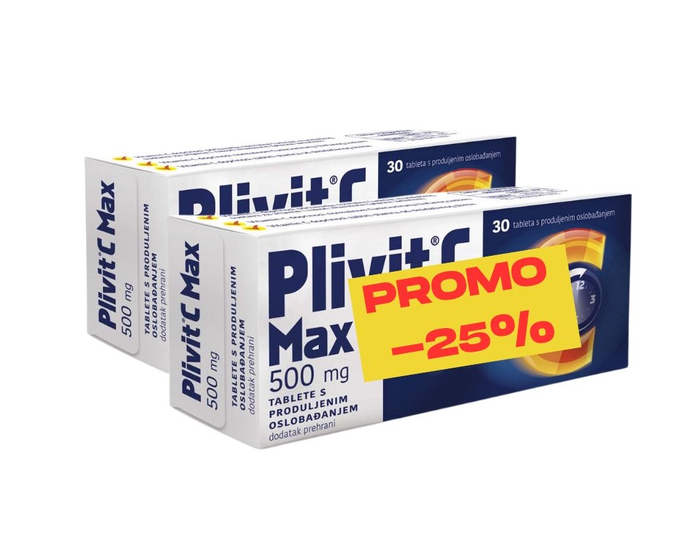 PLIVIT C Max 500mg tablete a 30 (PROMO -25%)
