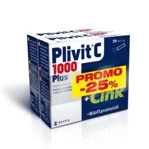 PLIVIT C 1000 + D + CINK vrećice a 20 (PROMO -25%)