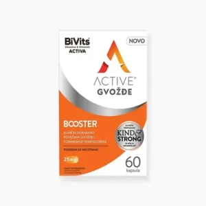 BiVits ACTIVA GVOŽĐE BOOSTER kapsule 60 kom