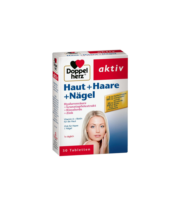 Doppelherz HAIR+SKIN+NAILS tablete 30 kom