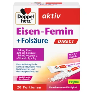 Doppelherz ŽELJEZO ZA ŽENE DIREKT prašak 20 kom