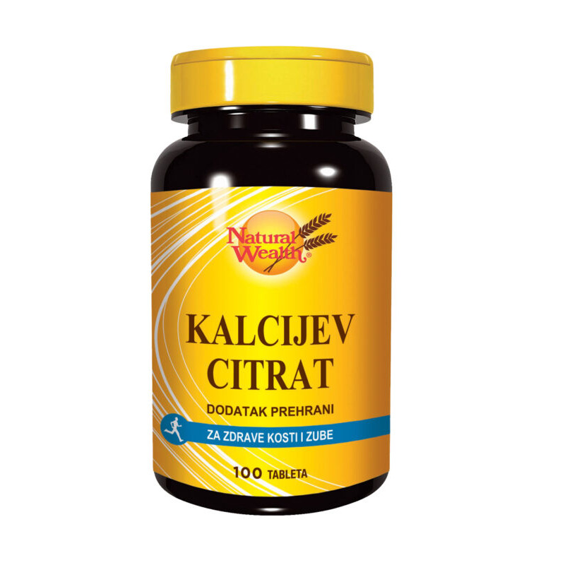Natural Wealth CALCIUM CITRAT tablete 100 kom