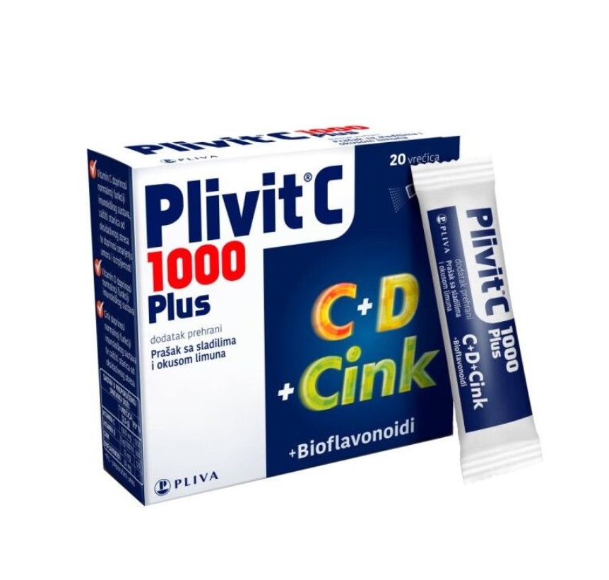 PLIVIT C 1000 + D + CINK vrećice a 20