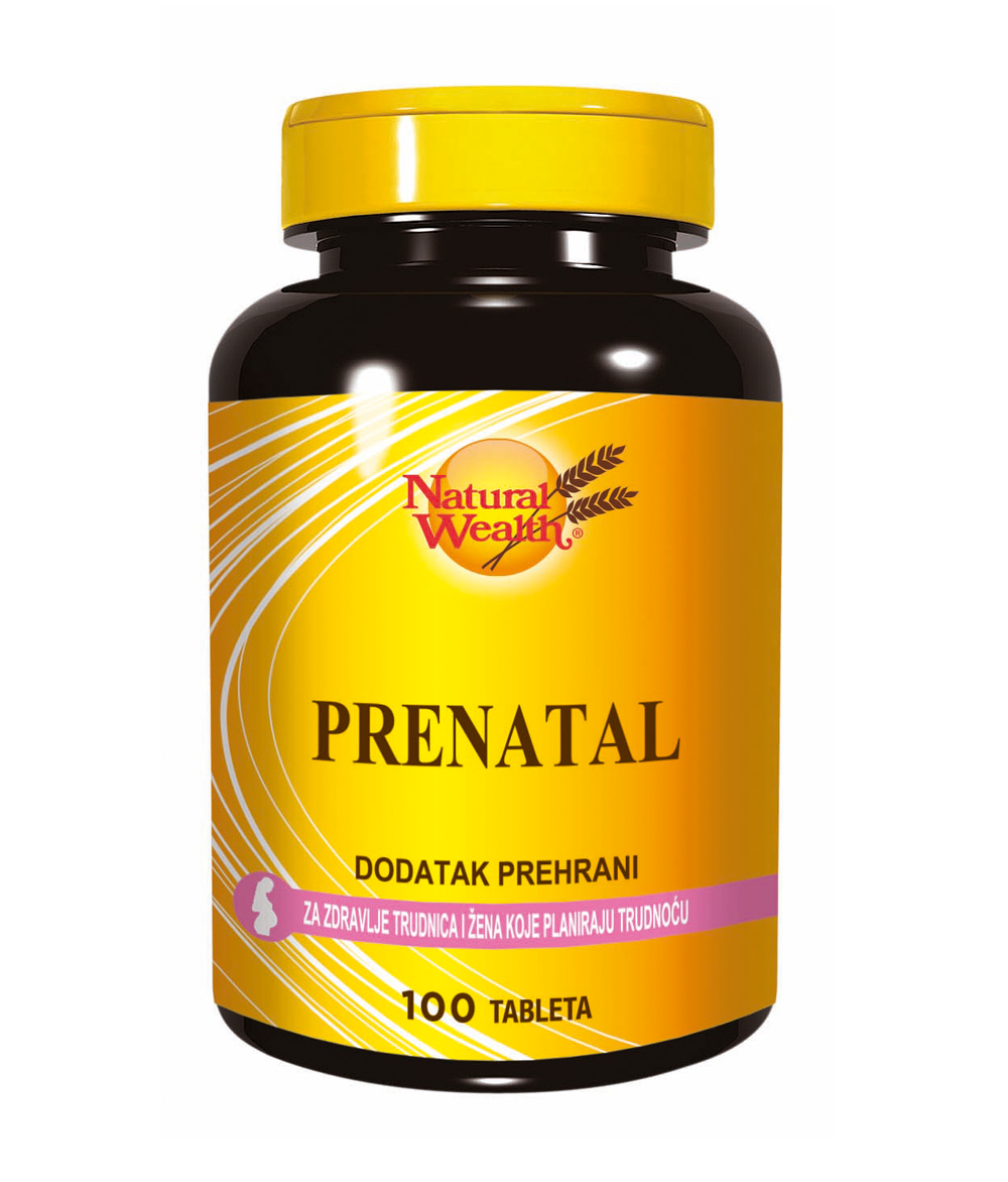 NATURAL WEALTH Prenatal tablete a 100