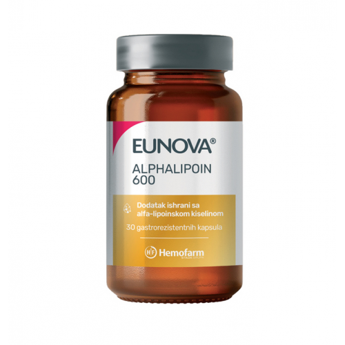 Eunova ALPHALIPOIN 600mg kapsule a 30