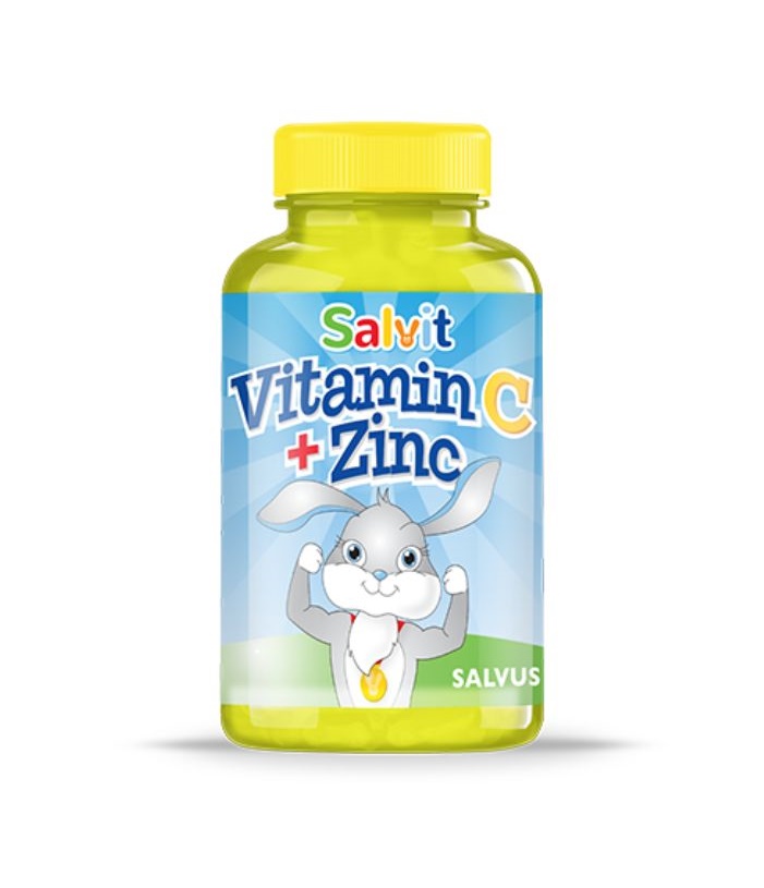 SALVIT Vitamin C + Cink žele bombone a 60