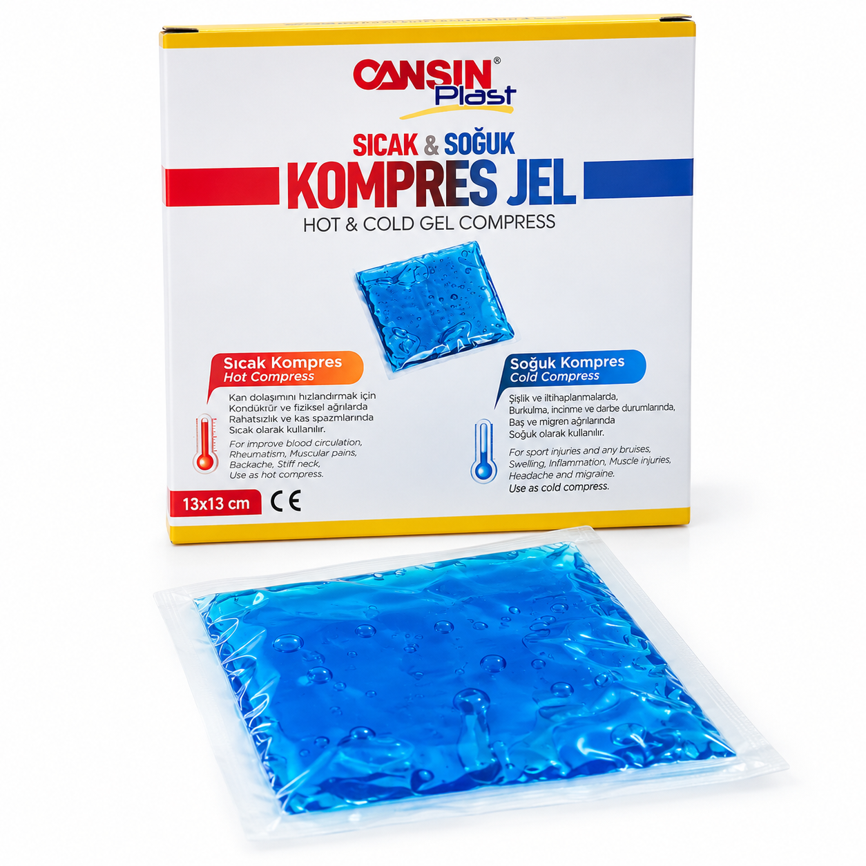Cansinplast Kompresa toplo/hladna 13cm x 13cm